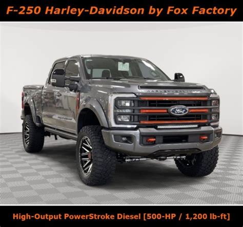 New 2024 Ford F-250SD Harley-Davidson by Fox Factory / Baxter Ford