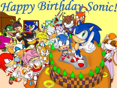 Sonic's Birthday 2013 by TheElectriX on DeviantArt