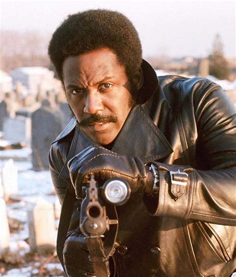 Richard Roundtree John Shaft 1971 Black Leather Jacket