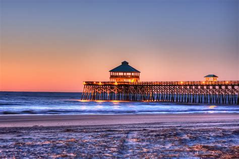 ITAP of a sunrise at the Folly Beach Pier : itookapicture