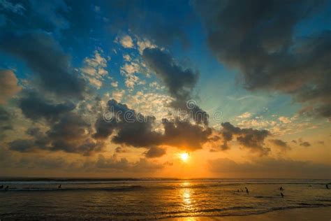 Kuta sunset stock photo. Image of coast, tropics, journey - 51562230