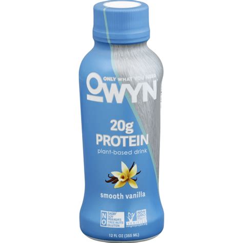 Owyn Protein Drink, Plant-Based, Smooth Vanilla | Shop | Elmer's County Market