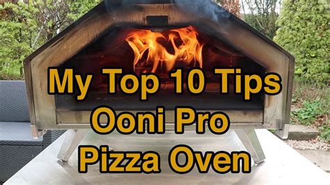 My Top 10 Pizza Oven Tips - Ooni Pro Wood-Fired Pizza Oven! | Pizza oven, Woodfired pizza oven ...