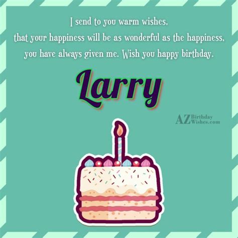 Happy Birthday Larry