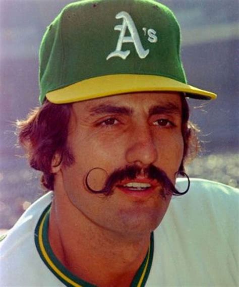 Rollie Fingers' mustache, then and now