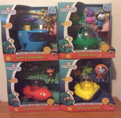 New Octonauts GUP-E & PESO,CLAW & DRILL GUP-D,GUP-C & SHELLINGTON+ Vehicles Set | #1831727251