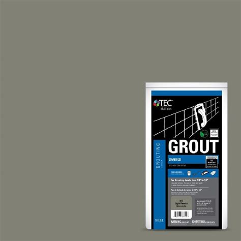 TEC Skill Set 10-lb Light Pewter Sanded Grout in the Grout department at Lowes.com