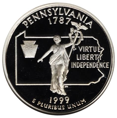 1999 Pennsylvania State Quarter | Sell Silver State Quarters