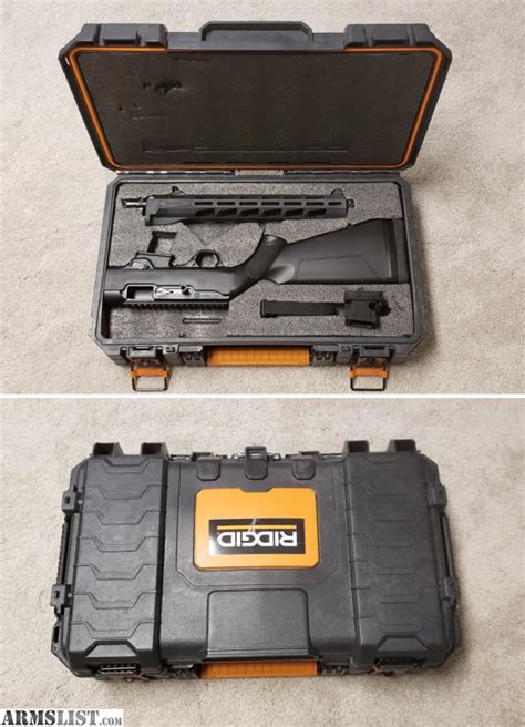 ARMSLIST - For Sale: Ruger PC Carbine Takedown 9mm + Ridgid case