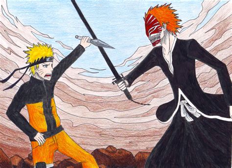 Naruto vs. Ichigo by sSeLLeYy on DeviantArt