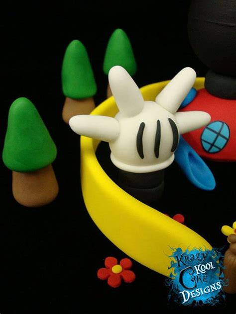 Mickey Mouse Clubhouse Cake Topper Set by KrazyKoolCakeDesigns | Mickey ...