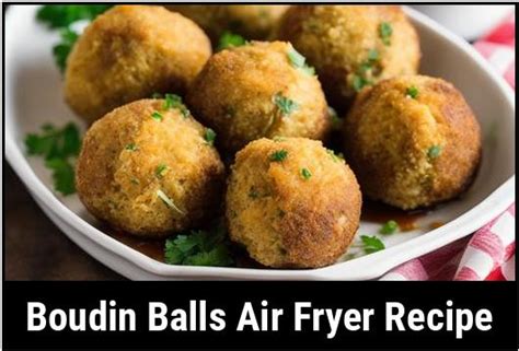 Boudin Balls: A Delicious Air Fryer Recipe