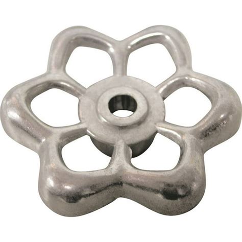 Worldwide Sourcing Sillcock Wheel Handle For Use With 13/32 In Round 12 Point Stem Zinc ...