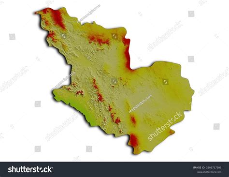 Al Madinah Regionsaudi Arabia Map Shaded Stock Illustration 2101717387 ...