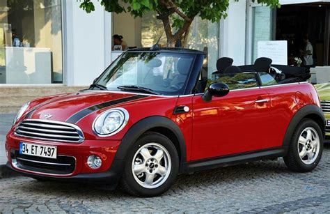 Red Mini Cooper Convertible