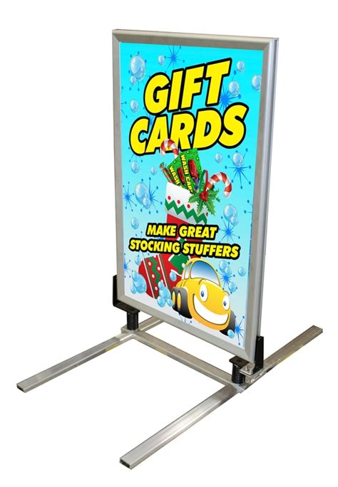 Double-Sided Portable Wind Sign Holder