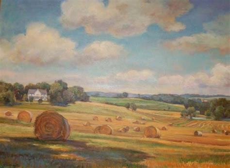 Kansas Landscape Paintings | Donna Carrington , "Kansas Landscape ...