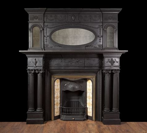 Cast Iron Fireplace - Ci138 - 19th Century, Antique Cast Iron ...