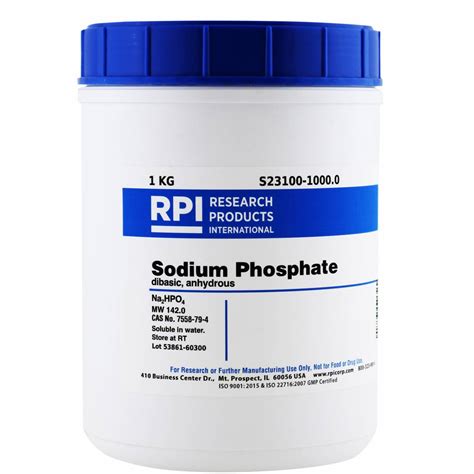 S23100-1000.0 - Sodium Phosphate Dibasic, Anhydrous, 1 Kilogram