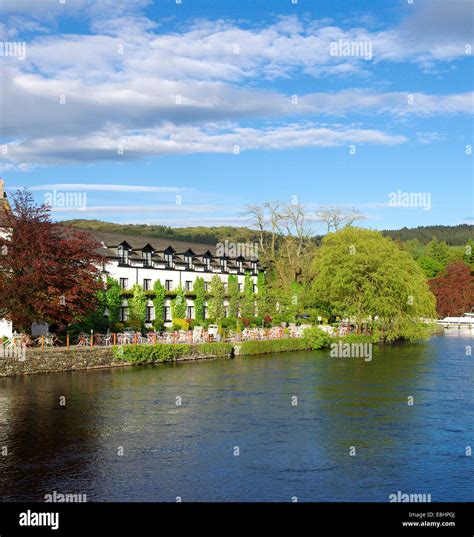 The Swan Hotel & Spa Overlooking The River Leven, Newby Bridge, Lake District, Cumbria, England ...