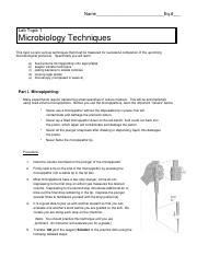 Microbiology Techniques Lab 1-23-17-1 1 .pdf - Name Eq.# Lab Topic 1 ...