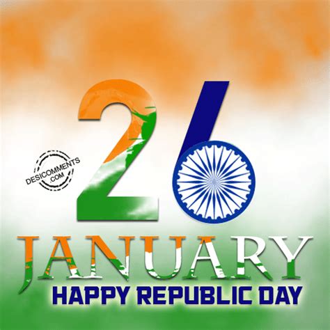 {26th January}* 75th* Republic Day 2024 GIF Image & Picture For WhatsApp