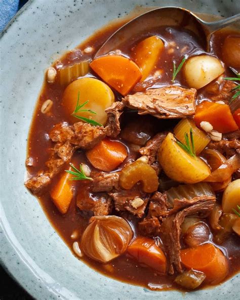 Vegan Beef Stew with Barley (Vegan Scouse Stew) - School Night Vegan | Recipe | Vegan beef, Beef ...