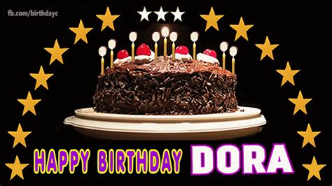 Happy Birthday DORA images gif