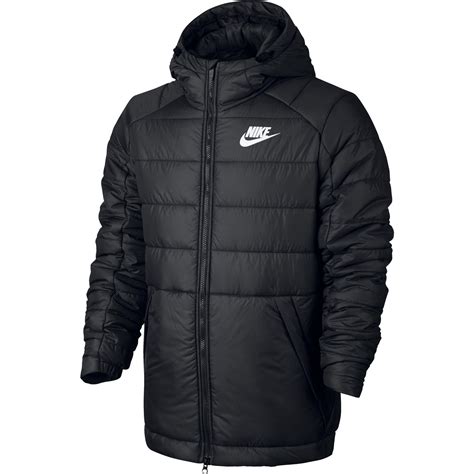 Nike Mens Sportswear Jacket - Black/White - Tennisnuts.com