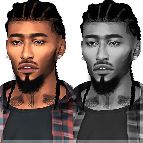 sims 4 black male hair cc - Caption Simple