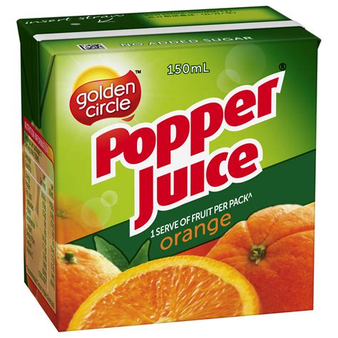 Golden Circle Popper Orange Juice 150mL | Food Service