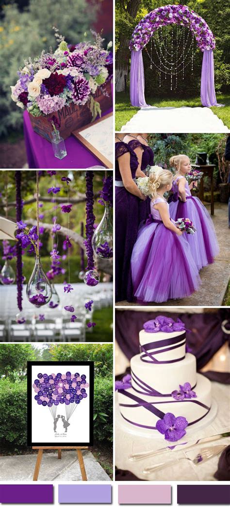 2016 Wedding Color Ideas: Gorgeous Purple Wedding Color Palettes - Elegantweddinginvites.com Blog