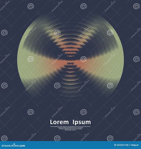 Sound wave poster stock vector. Illustration of abstract - 253331106