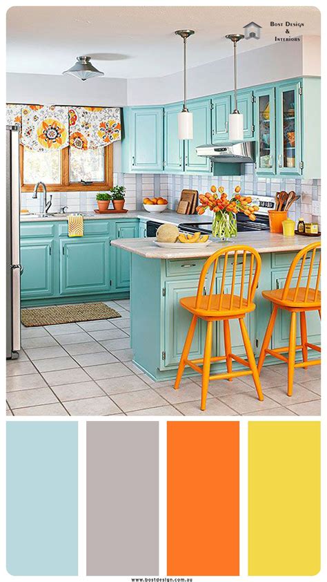 blue and yellow color pallet for kitchen | Yellow kitchen decor, Kitchen interior, Kitchen design