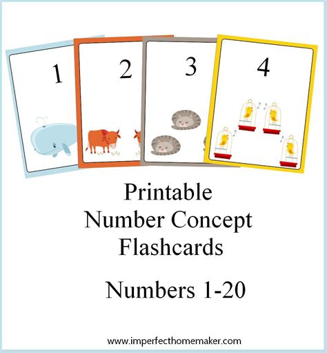 Number Flashcards 1 30 Printable