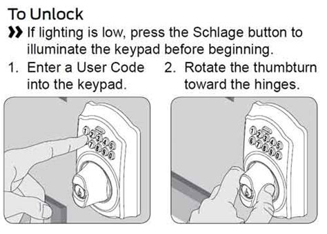 Schlage Deadbolt Instructions | Bruin Blog