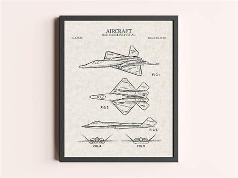 Northrop F23 Fighter Stealth Aircraft Patent Print Vintage - Etsy