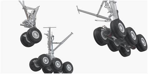 Boeing 777X Landing Gear Model 3D - TurboSquid 1494129