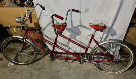 Huffy Daisy Western Flyer Tandem Bicycle (Vintage 1960's) Huf3002-A17 ...