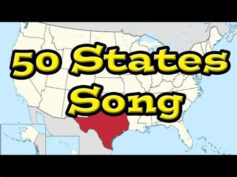 The 50 States Song - All 50 of the United States - YouTube | 50 states ...