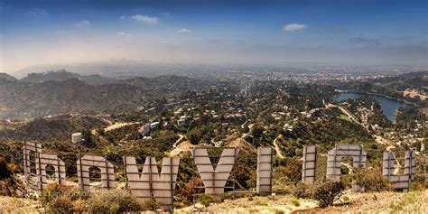 Photograph Hollywood Sign Skyline - Reverse Landscape View by Paul ...