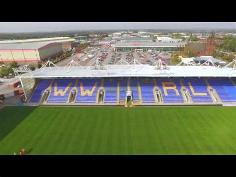 Warrington Wolves Stadium Aerial footage - YouTube