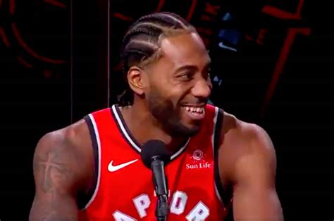 People are loving new Toronto Raptor Kawhi Leonard's laugh