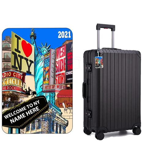 Personalized Europe Luggage Tag-Your destination with your name