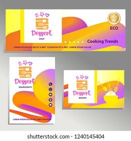 Template Cookie Shop Logo Poster Banner Stock Vector (Royalty Free ...