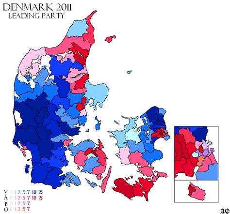 Denmark. Legislative Election 2011 | Electoral Geography 2.0