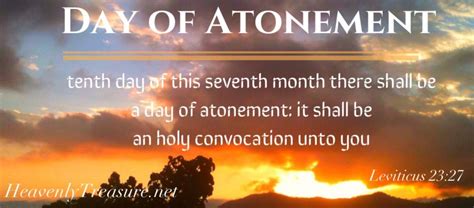 Day of Atonement, Holy Feast! – HeavenlyTreasure