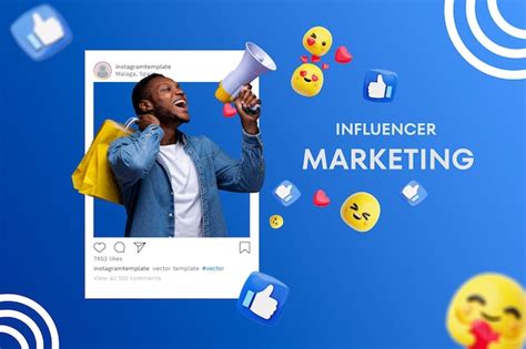 Free Photo | Influencer marketing job concept