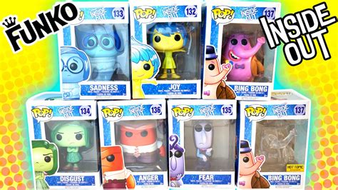 Disney-Pixar Inside Out Funko Pops! + HT Exclusive Clear Bing Bong ...