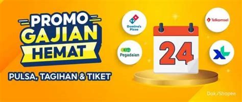 Promo Shopee Gajian Hemat 24-25 Juni, Pulsa dan Tagihan Dapat Cashback 50%